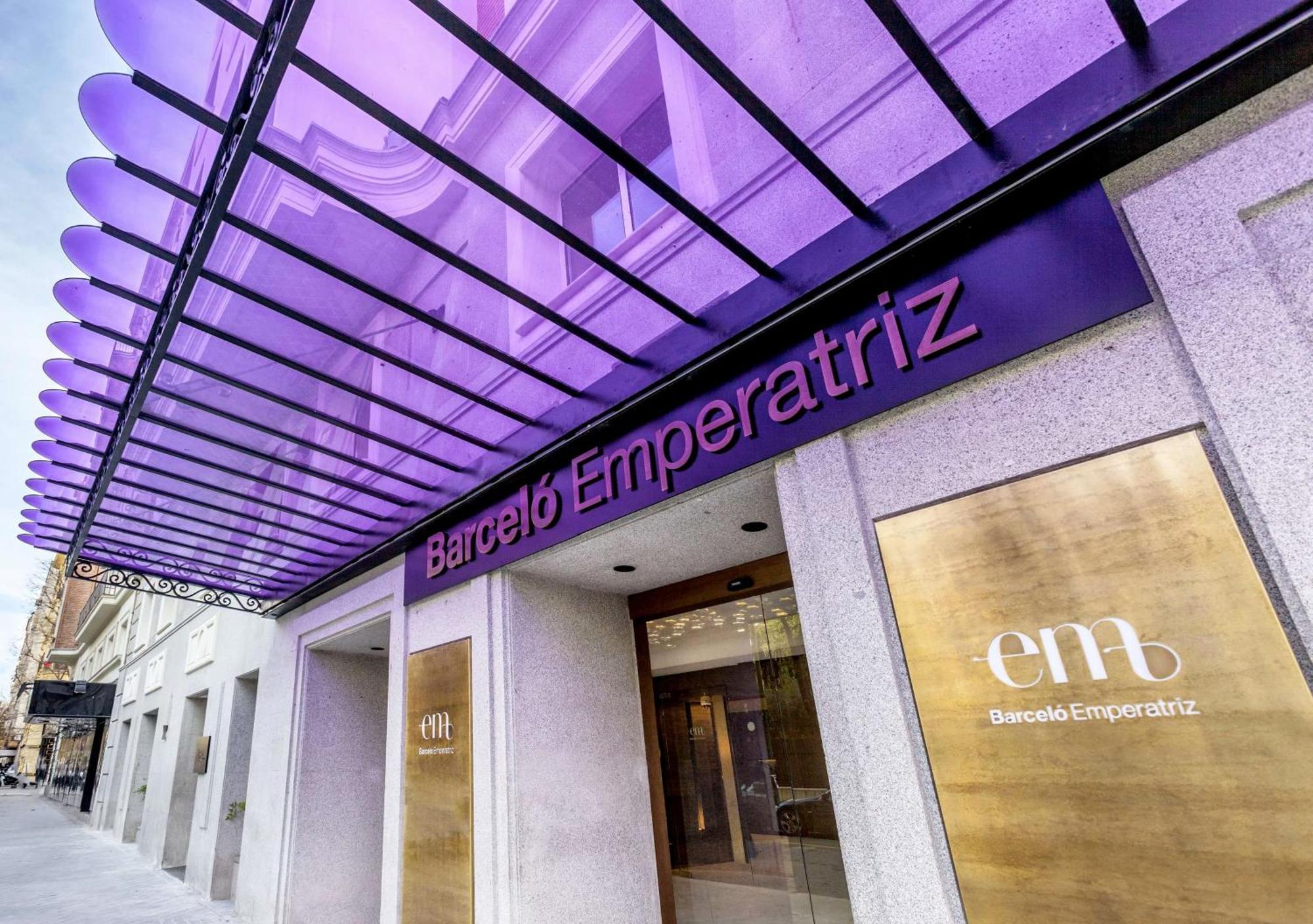 Barcelo Emperatriz Hotel Madrid Exterior photo Entrance